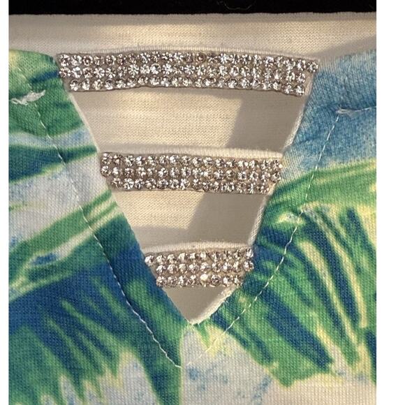 Sportelle Women's PXL Coastal Graphic Tee Beach Scene Top Tropical Summer Retro - Picture 3 of 6